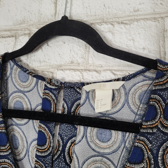 H&M navy blue summer dress - Picture 8 of 15